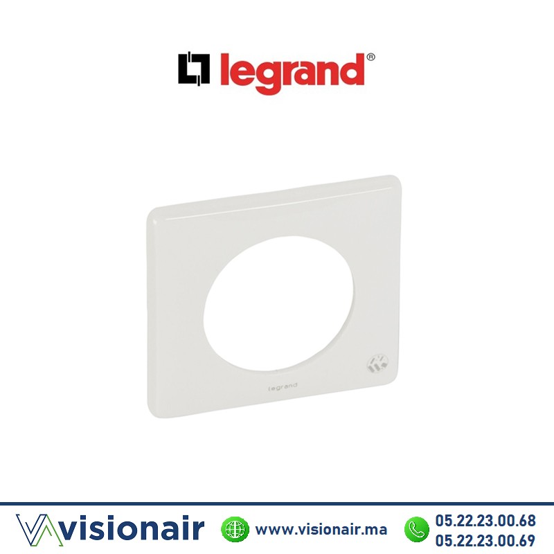 [069001] Plaque Blanc Antimicrobien Legrand Céliane 1P 069001