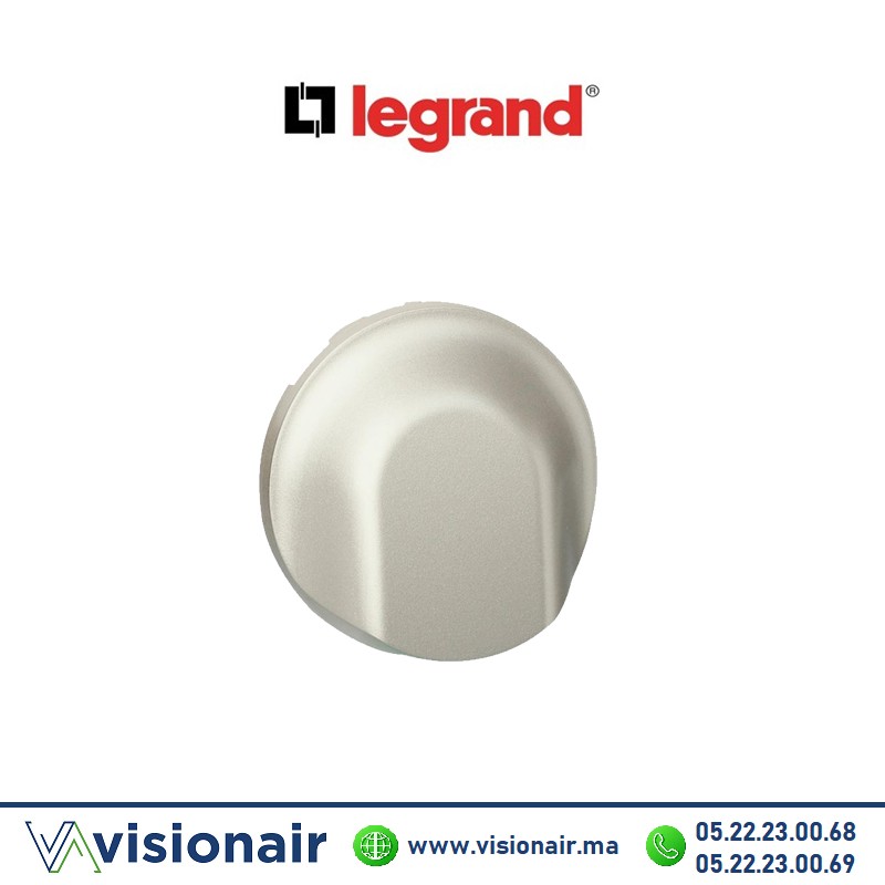 [068441] Enjoliveur sortie de câble Titane Legrand Céliane 068441