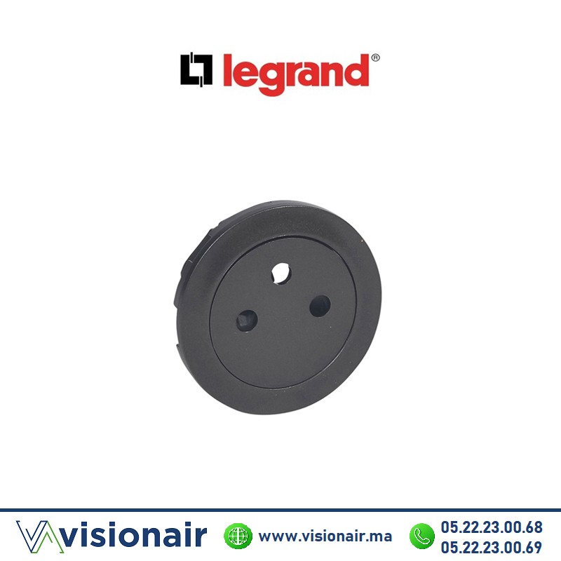 [067911] Enjoliveur Prise 2P+T Graphite Legrand Céliane 067911