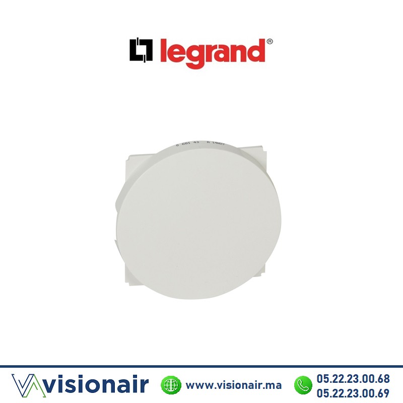 [068143] Enjoliveur obturateur blanc Legrand Céliane 068143