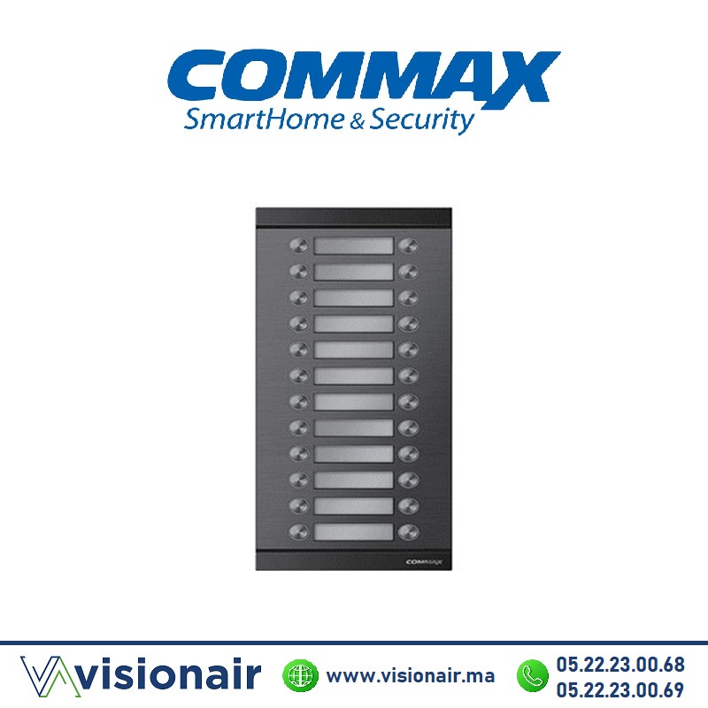 [DRC-24ML] Platine de rue vidéophone COMMAX DRC-24ML