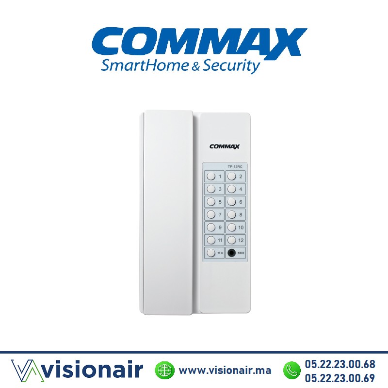 [TP-12RC] Intercom Commax 12 postes TP-12RC