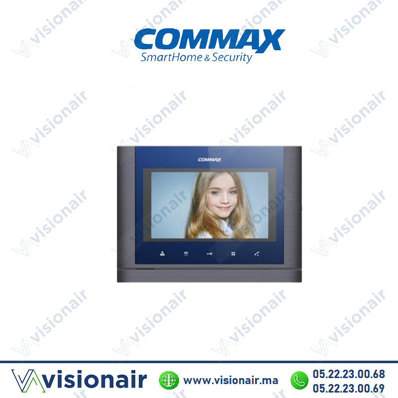 [CAV-70MG2SILVERF] Moniteur vidéophone COMMAX Ecran TFT LCD 7" CAV-70MG2SILVERF