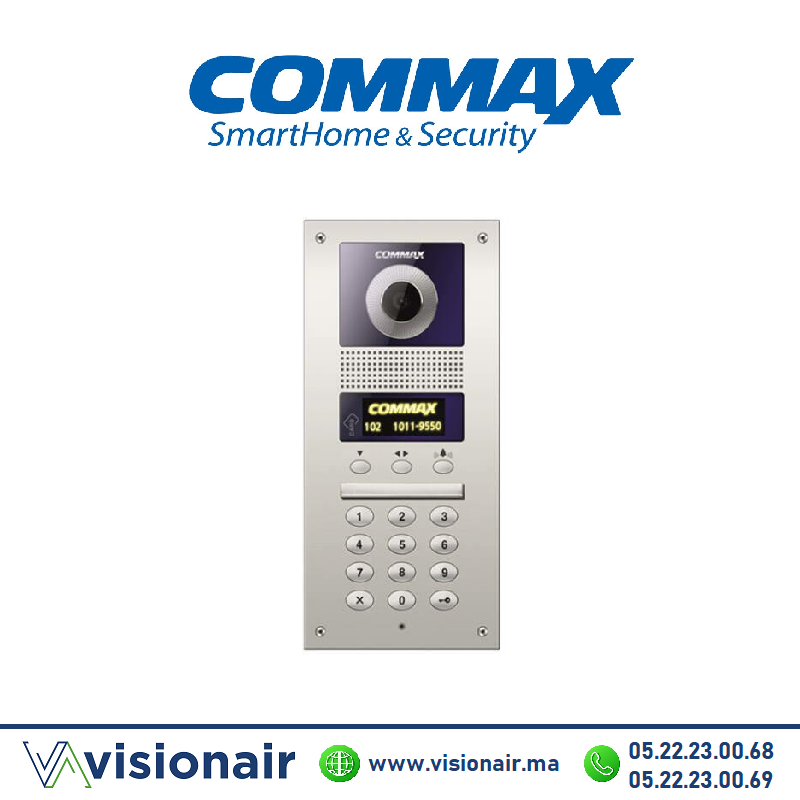 [DRC-GUC/M/RF1] Platine de rue vidéophone COMMAX DRC-GUC/M/RF1