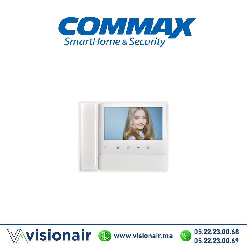 [CDV-70N] Moniteur vidéophone COMMAX TFT LCD 7''blanc CDV-70N
