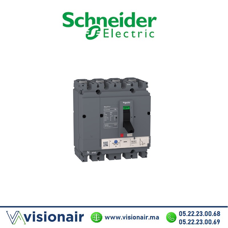 [LV540312] Disjoncteur Schneider EasyPact CVS100B TM63D 4P4D LV540312