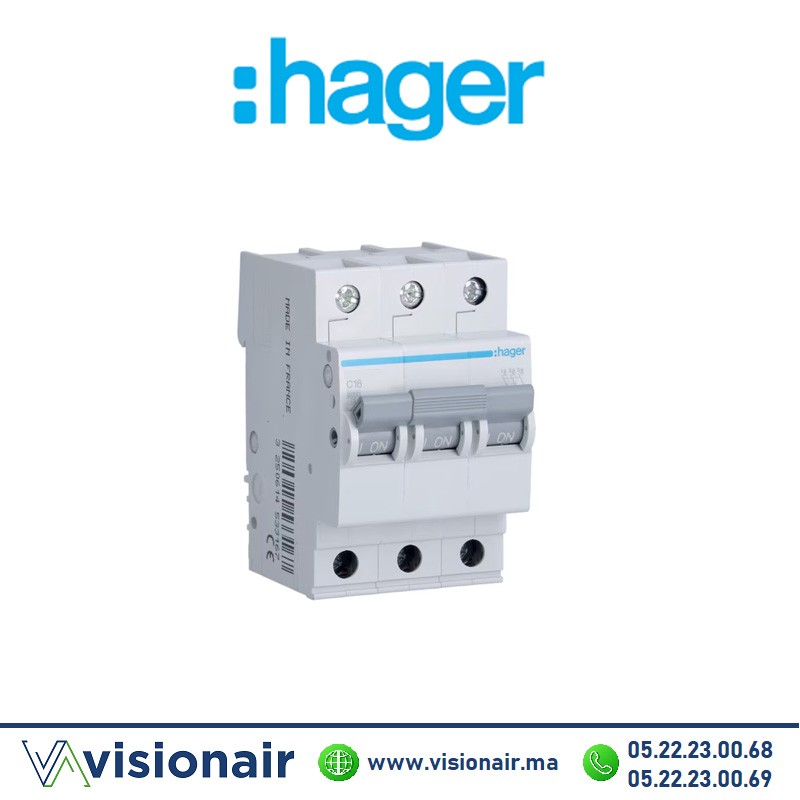 [MV320] Disjoncteur HAGER 3P 20A MV320