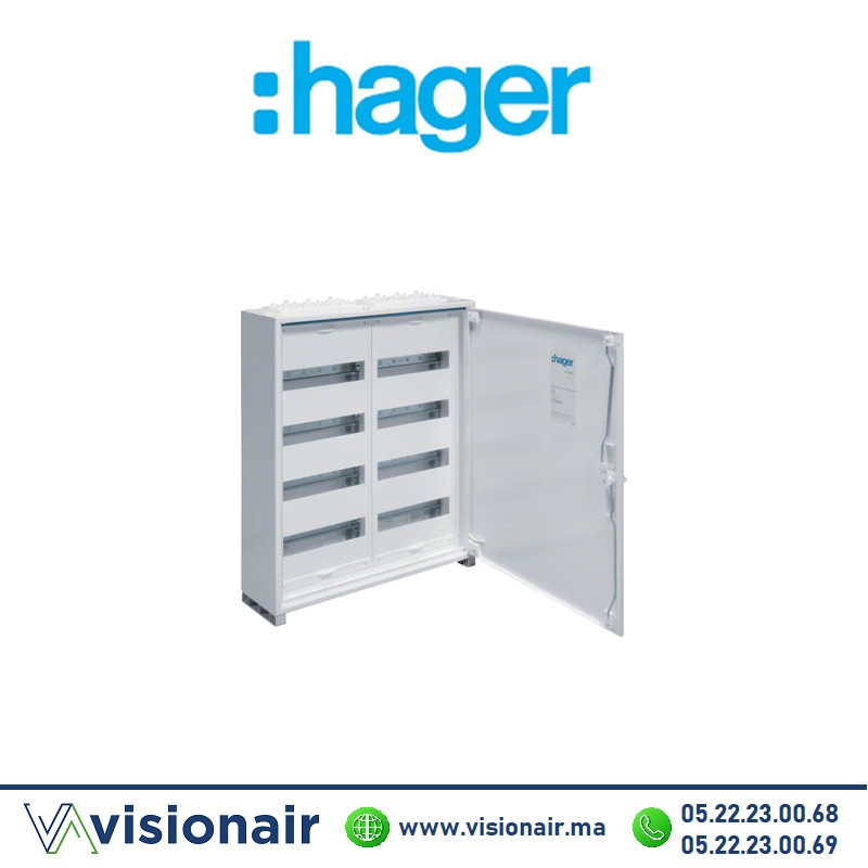 [FWB42S] Coffret métallique Hager 650x550x161 96M FWB42S
