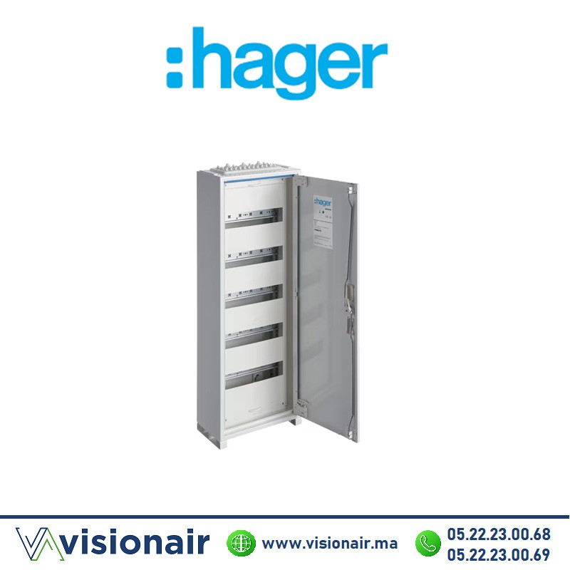 [FWB51S] Coffret métallique Hager 800x300x161 60M FWB51S
