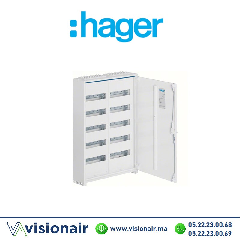 [FWB52S] Coffret métallique Hager 800x550x161 120M FWB52S