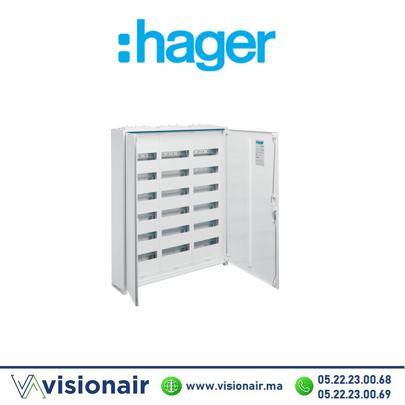 [FWB63S] Coffret métallique Hager 950x800x161 216M FWB63S
