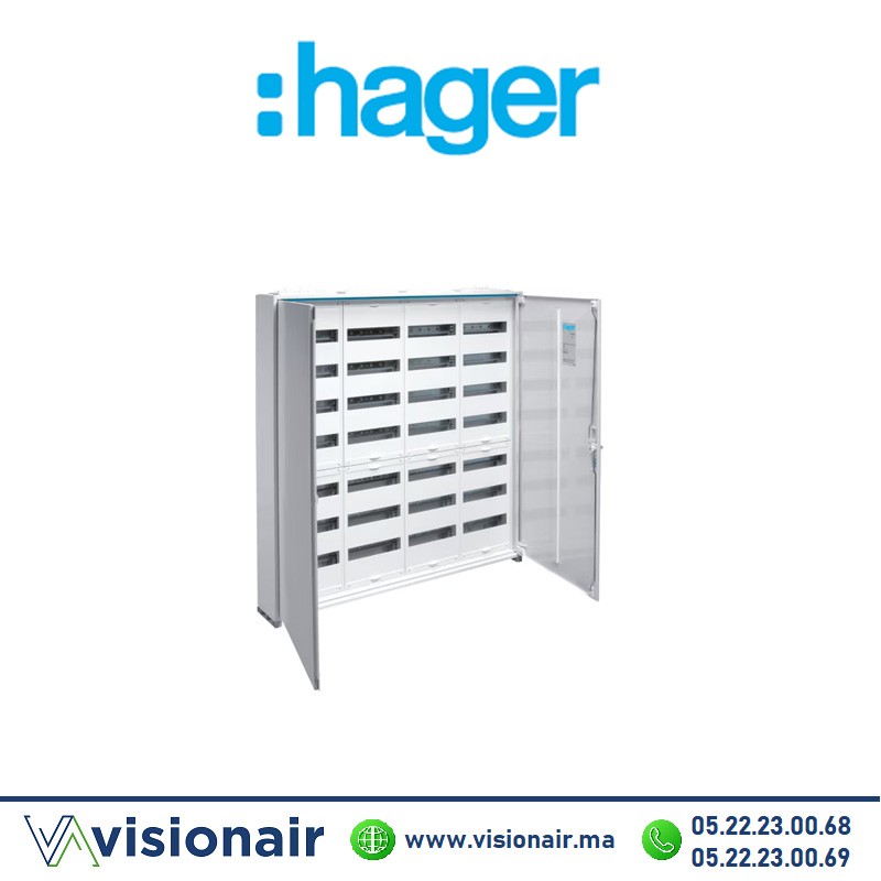 [FWB74S] Coffret métallique Hager 1100x1050x161 336M FWB74S