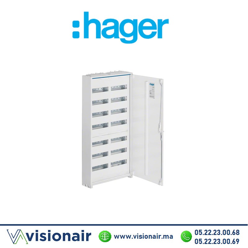 [FWB72S] Coffret métallique Hager 1100x550x161 168M FWB72S