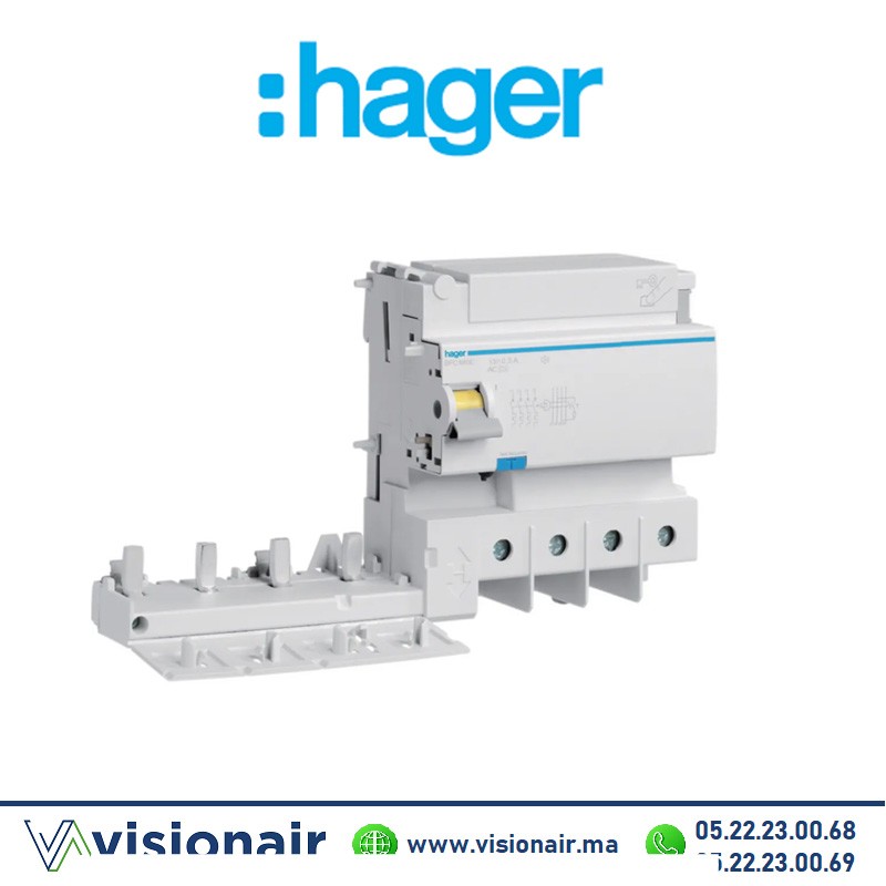 [BFC480E] Bloc différentielle Hager 4x125A 300mA BFC480E
