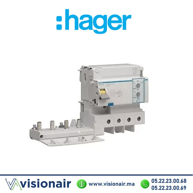 [BDC480E] Bloc différentielle Hager 4x125A 30mA BDC480E