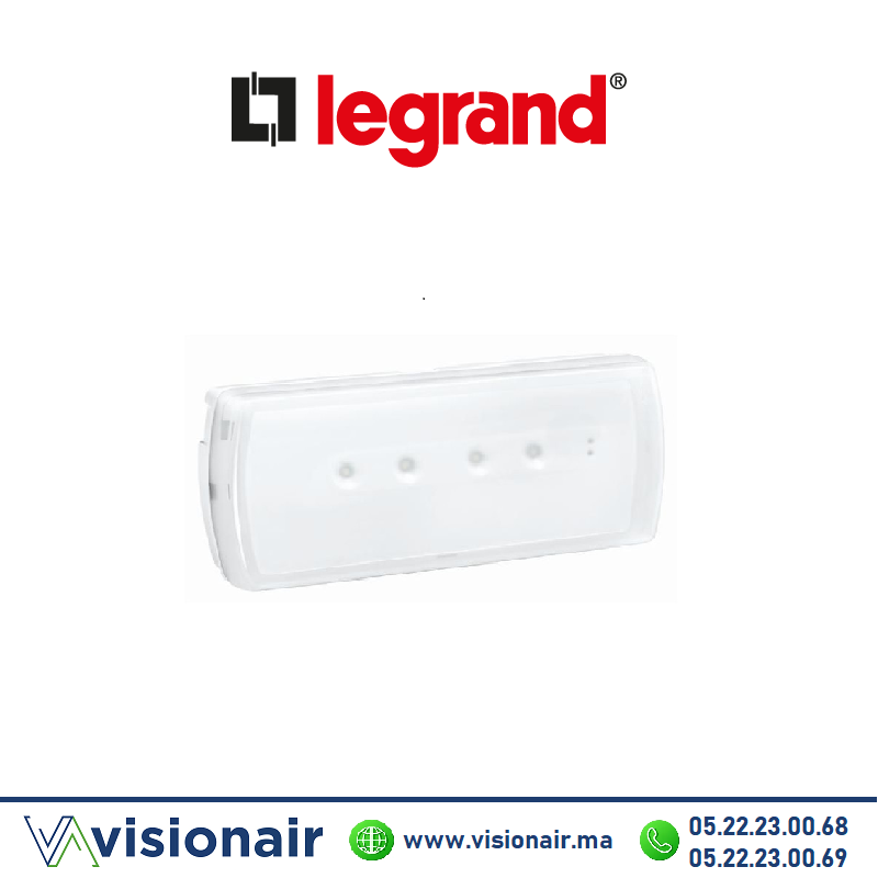 [661607] BAES Bloc d'ambiance LEGRAND 350LM 1H 4LED 661607