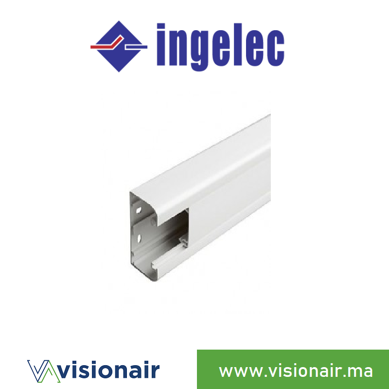 [PN8045] Plinthe Goulotte INGELEC 80x45mm CV 62mm PN8045