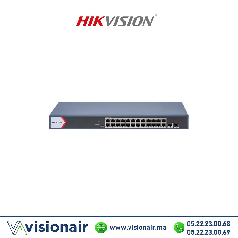 [HIKDS-3E1526P-EI] Switch HIKVISION 24 ports POE 10/1000 Mbps SFP DS-3E1526P-EI