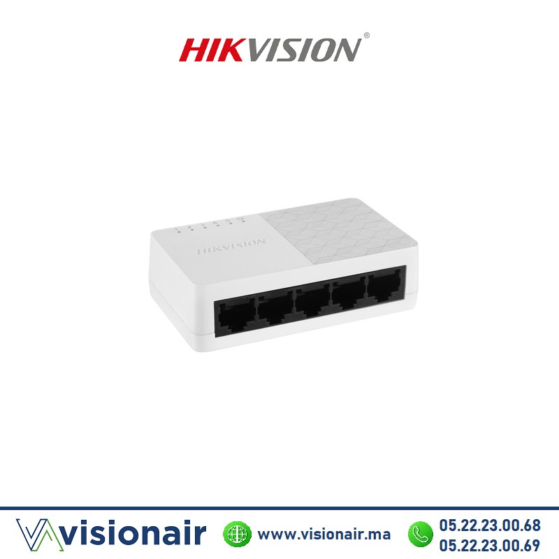 [HIKDS-3E0105D-O] Switch HIKVISION 5 ports 10/100 Mbps DS-3E0105D-O