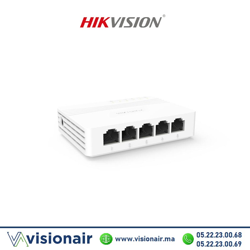 [HIKDS-3E0505D-E] Switch HIKVISION 5 ports 10/100/1000 Mbps DS-3E0505D-E