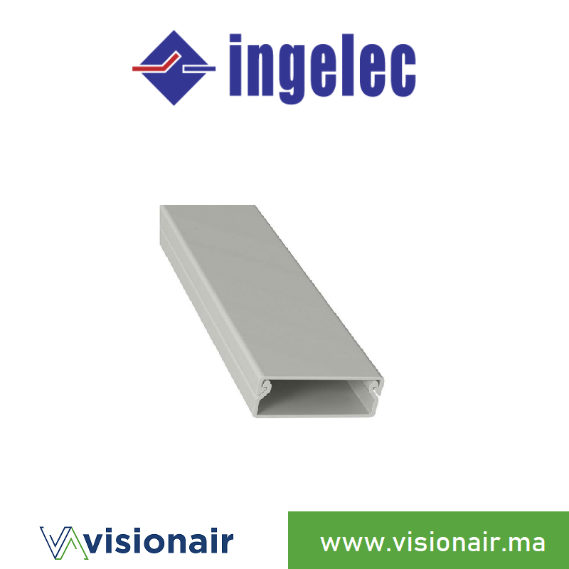 [M6016NA] Moulure INGELEC goulotte 60x16 auto-adhésif M6016NA