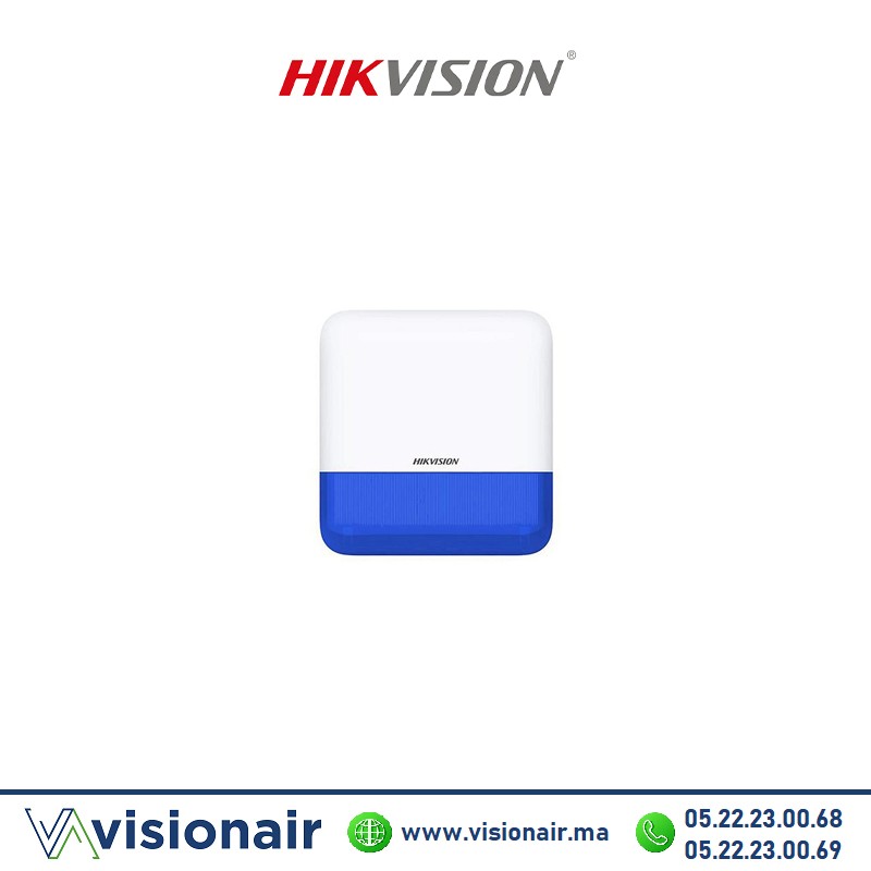 [HIKVDS-PS1-E-WB] Sirène externe sans fil alarme Hikvision DS-PS1-E-WB