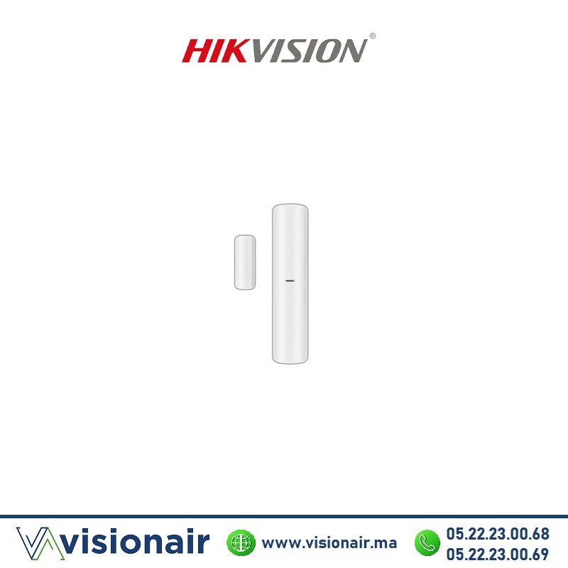 [HIKVDS-PDMCS-EG2-WB] Détecteur magnétique sans fil slim Hikvision DS-PDMCS-EG2-WB
