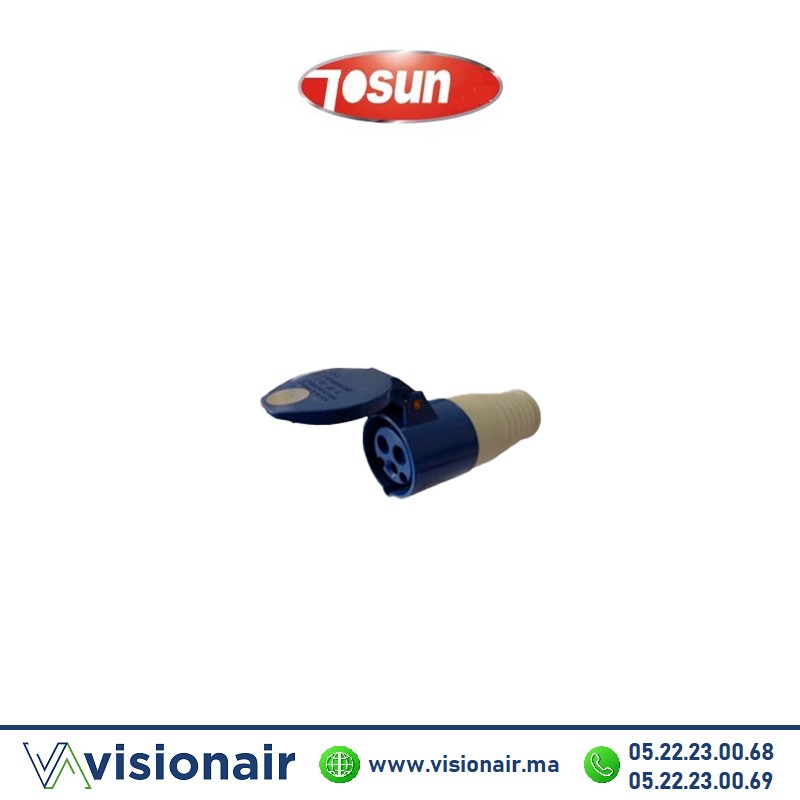[TSN223] Prise industrielle Tosun 2P+T mobile 32A TSN223