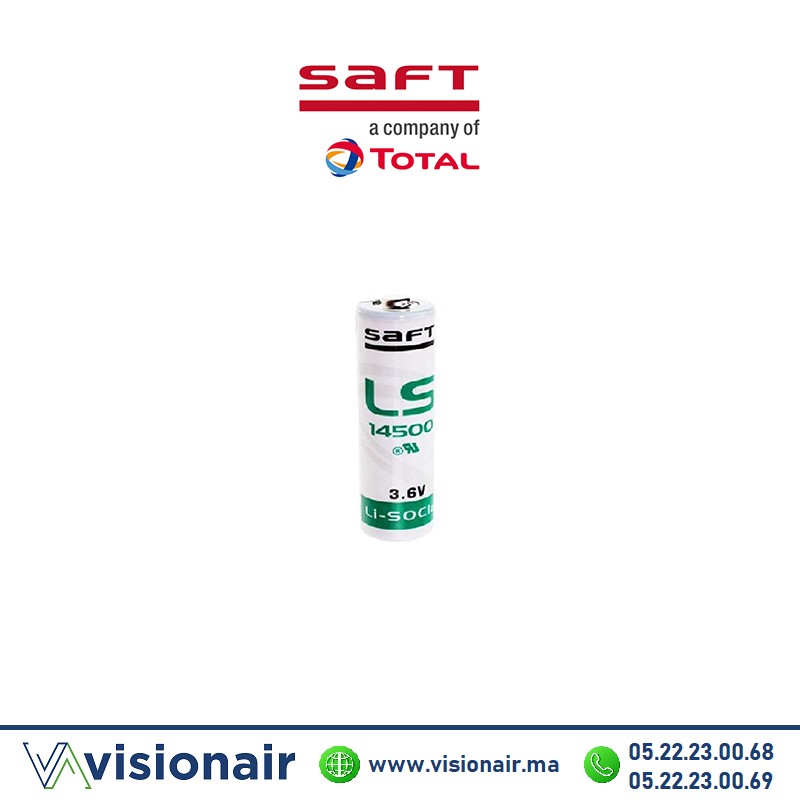 [SAFTLS14500] Pile lithium 3,6V SAFT LS14500 AA 2600mAh