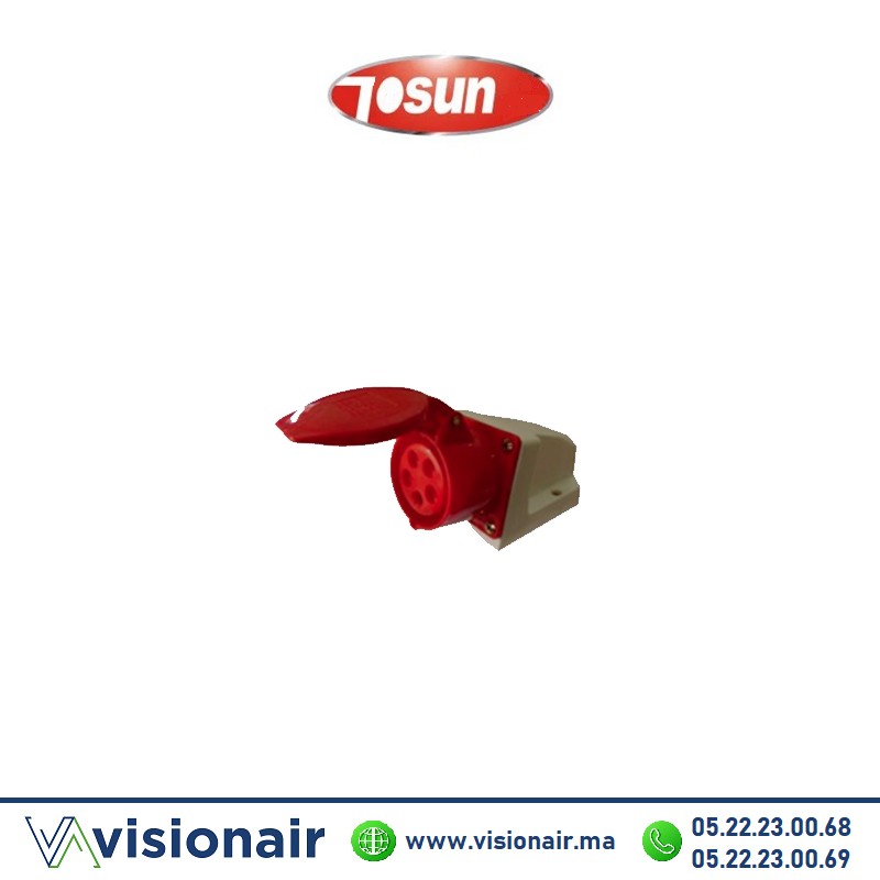 [TSN115] Prise industrielle Tosun 3P+N+T  apparent TSN115