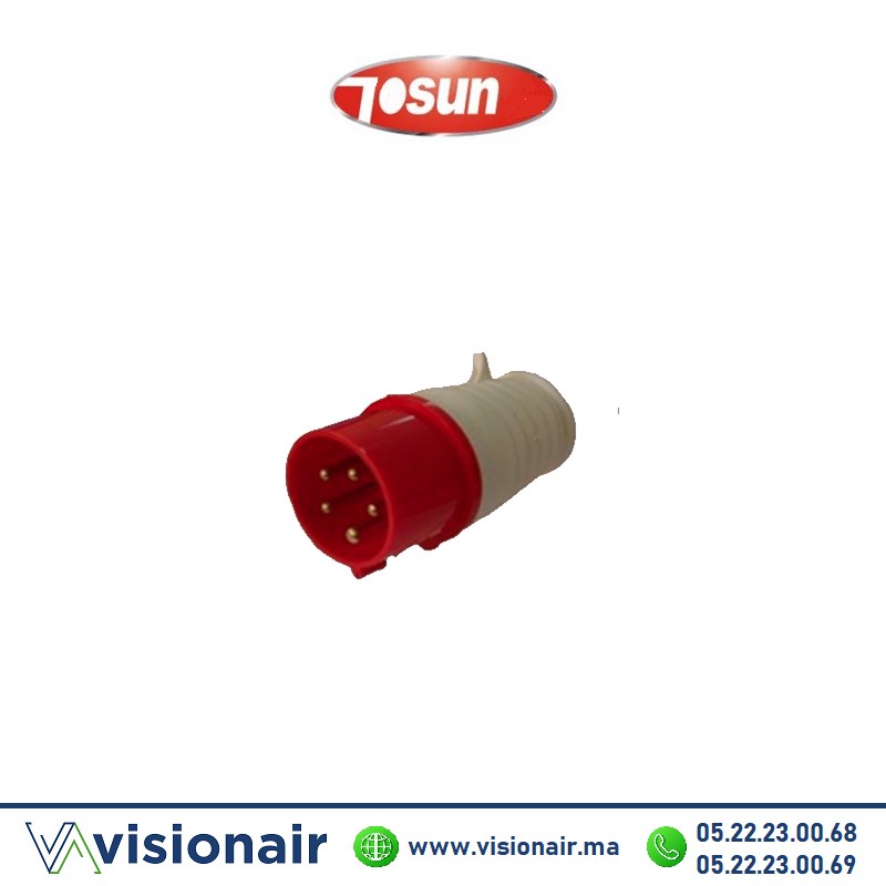 [TSN025] Fiche industrielle Tosun 3P+N+T mobile 32A TSN025