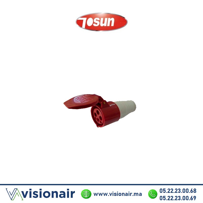 [TS214] Prise industrielle Tosun 3P+T mobile 16A TS214