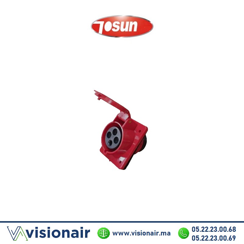 [TS424] Prise industrielle Tosun 3P+T encastre 32A TS424