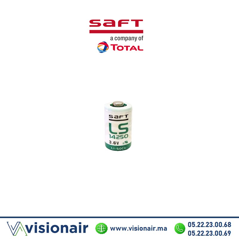 [SAFTLS14250] Pile lithium 3,6V SAFT LS14250 1/2AA 1200mAh