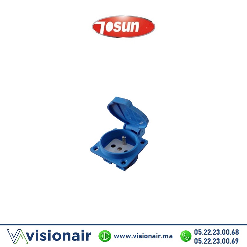 [TS112/R] Prise industrielle Tosun encastre TS112/R
