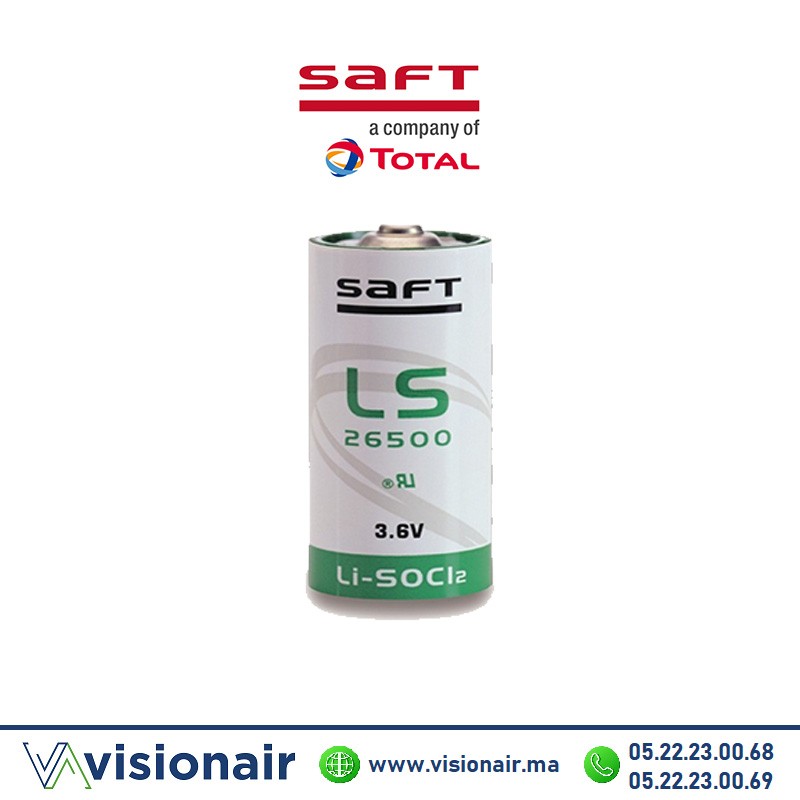 [SAFTLS26500] Pile lithium 3,6V SAFT LS26500 C 7,7Ah