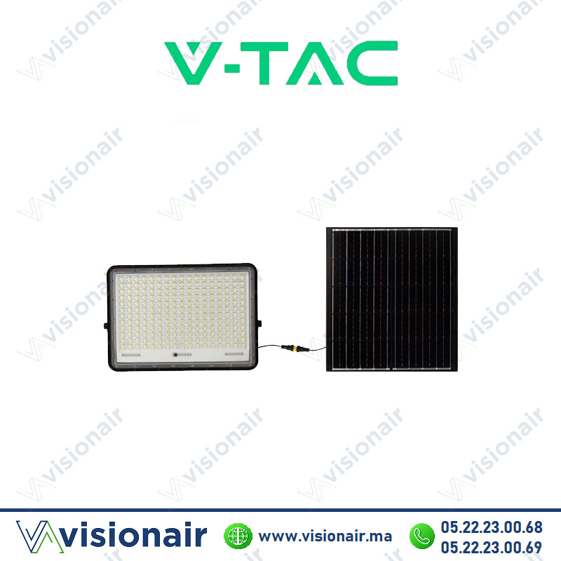 [VT240W-SKU7829] Projecteur LED solaire V-TAC 240W 6400°K SKU7829