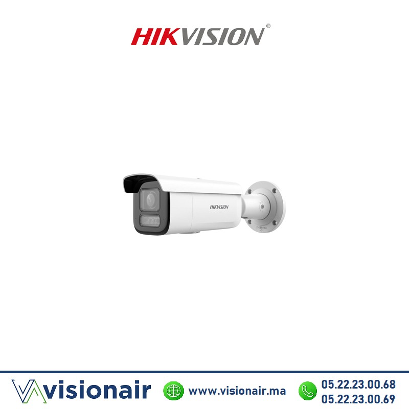 [DS-2CD2T63G2-4LI2U] Caméra IP HIKVISION bullet 6MP Acusense  Smart Hybrid light DS-2CD2T63G2-4LI2U