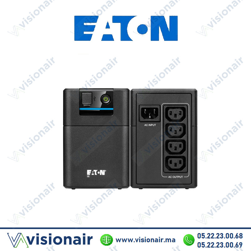 [5E900UI] Onduleur EATON 5E GEN2 900VA 480W prises IEC 5E900UI