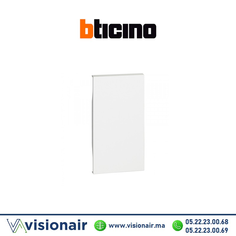[BTKW00M2] Enjoliveur obturateur 2M Bticino Living Now blanc BTKW00M2