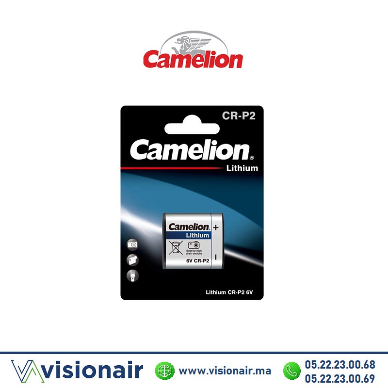 [CAMELIONCRP2] Pile CAMELION CR-P2 6V lithium