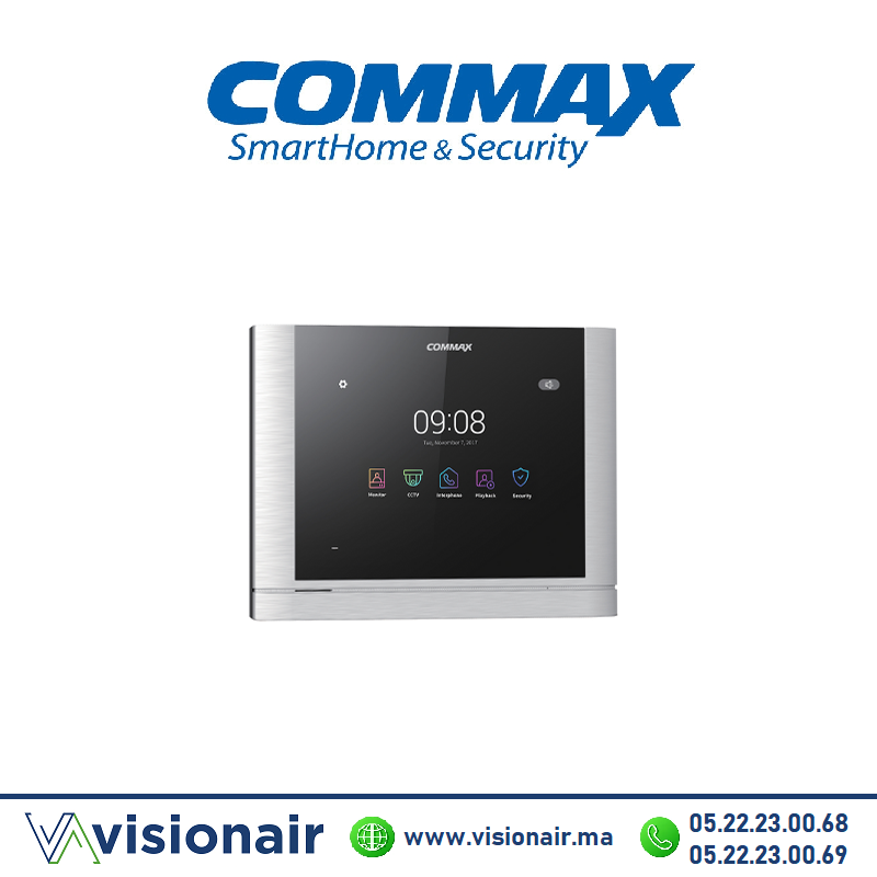 [CDV-70MFBSSV] Moniteur vidéophone COMMAX BS Silver 7" HD CDV-70MFBSSV