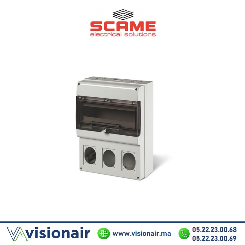 [SCAME672.4316] Coffret de chantier SCAME 3 Prises 16M IP66 400x328x140 672.4316