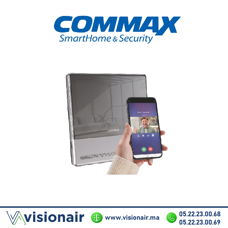 [CDV-1004QTSILVER] Moniteur vidéophone COMMAX écran LCD 10" Silver CDV-1004QTSILVER