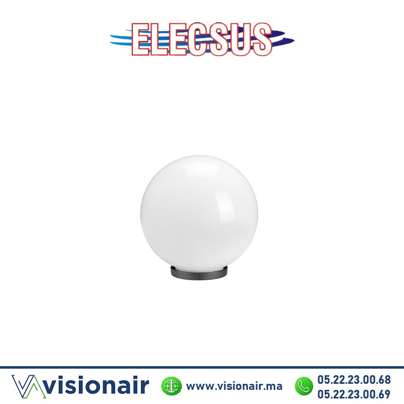[BOULED200] Boule lumineuse opale E27 pour jardin D200