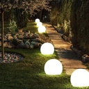 Boule lumineuse opale E27 pour jardin D200 Casablanca Maroc