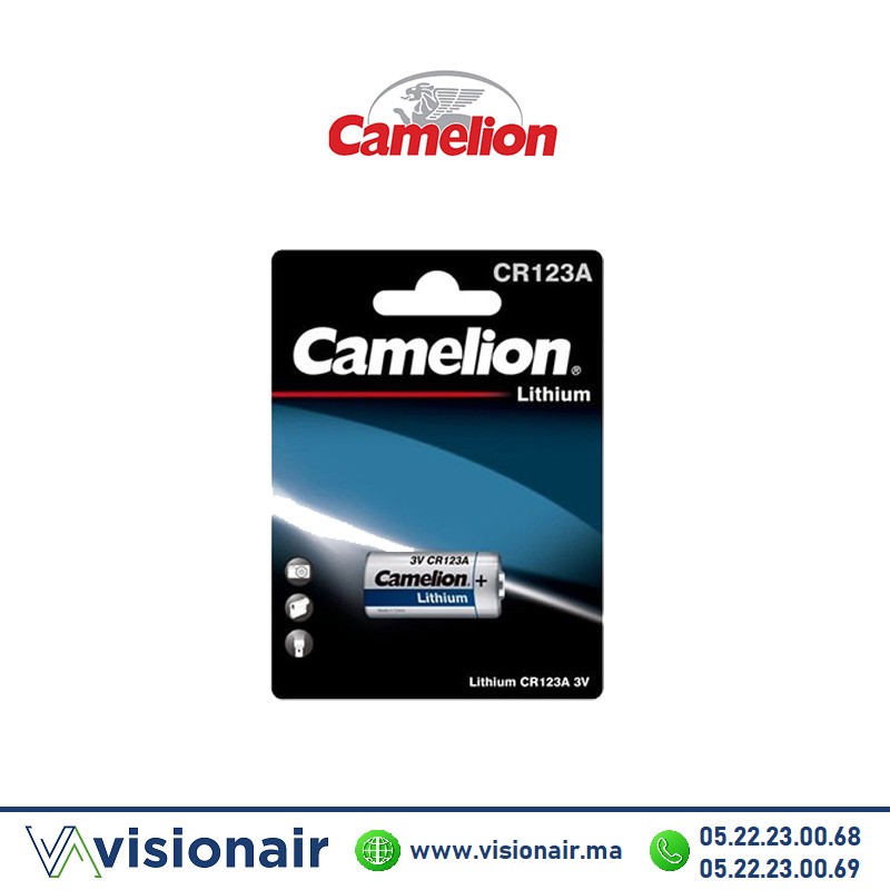 [CAMELIONCR123] Pile CAMELION CR123 3V lithium