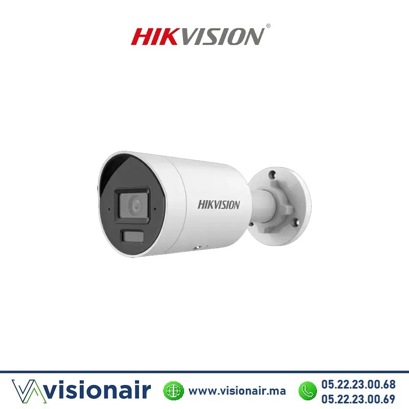 [DS-2CD2063G2-LI2U] Caméra IP Hikvision bullet 6MP Smart Hybrid AcuSense Audio DS-2CD2063G2-LI2U