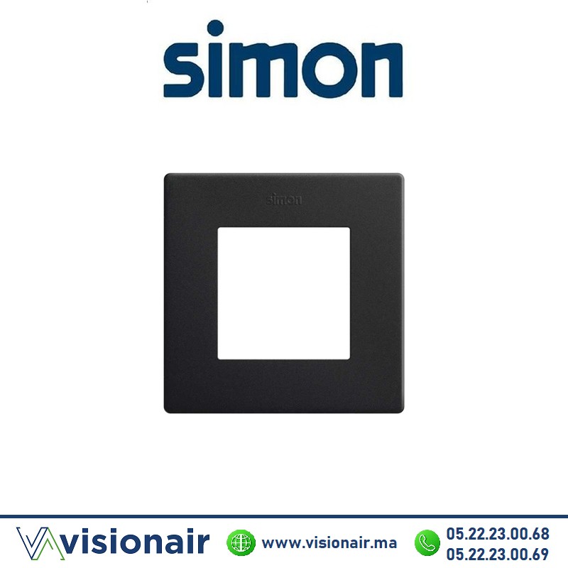 [27000610-098] Cadre Simon 270 1 module Icon Noir mat 27000610-098