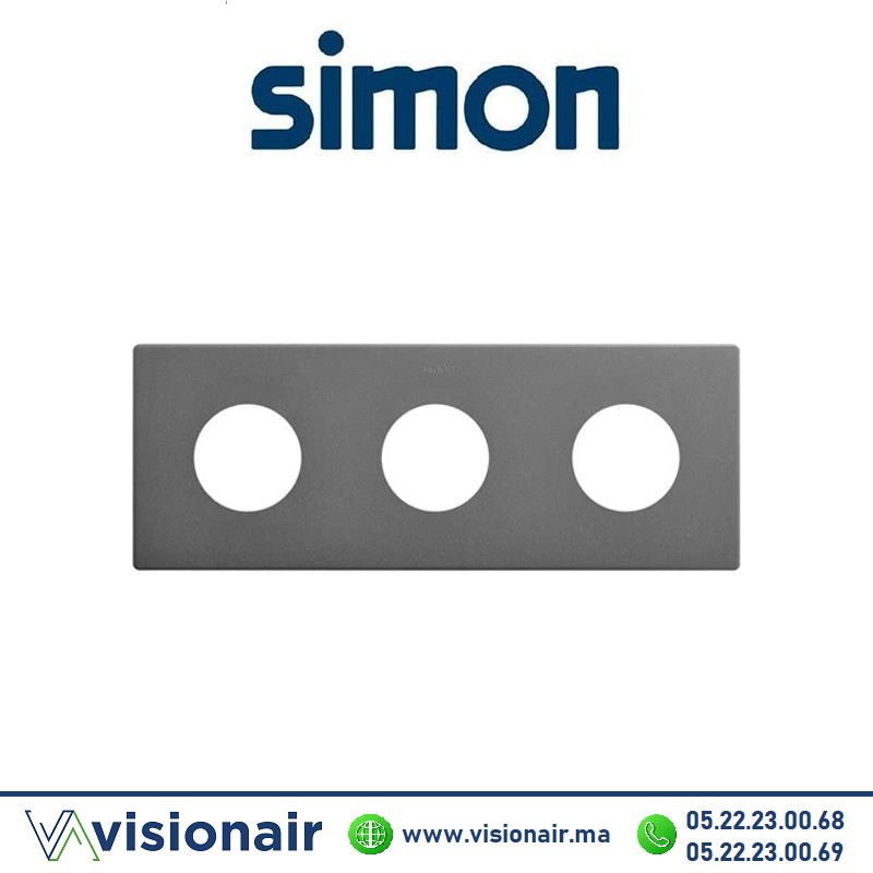 [27110630-096] Cadre Simon 270 Minima 3 modules 2P+T CLEAN Titane 27110630-096